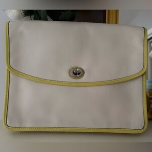 COACH Legacy Two Tone Clutch